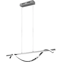 TRIO Hanglamp Isabel 100cm lang chroom