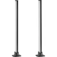 TRIO REALITY BOY Tafellamp - Zwart - incl. 2x LED RGB 5W - Dynamisch licht - Geintegreerde dimmer - Memory functie - Afstandsbediening - RGB-kleurwisselaar - Sound bediening