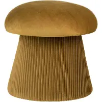 You do it Poef Hampton velvet | fluweel geel 39x39x42 cm poefs | NADUVI