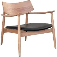 Ebuy24 Fauteuil Olvera eikenhout | kunstleer naturel 71x75x71 cm fauteuils | NADUVI