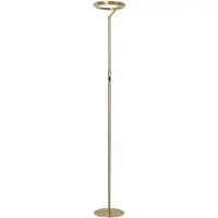 Lucide Celeste Vloerlamp Matt Gold | Brass | Uplighter