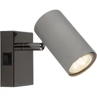 Globo Opbouwspot Robby Gunmetal