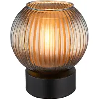 Globo Lighting Tafellamp Zumba smoke glas Ø 15cm