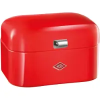 Wesco Single Grandy Broodtrommel | 7,5 Liter - Maat M | Metaal - Rood | Broodopslag