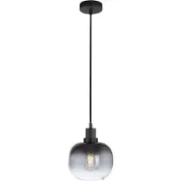 Paul Neuhaus ZEA hanglamp, E27, max. 25W, zwart/rookkleurig, artikelnummer 15420-18