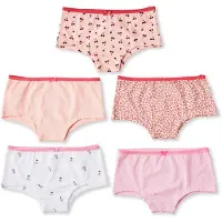 Little label hipster - roze/wit (set van 5) Slip Meisjes Stretchkatoen - maat 122/128