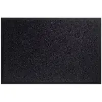 Sencys Deurmat Twister - Polyamide - Grafiet - Wasbaar - 40x60cm