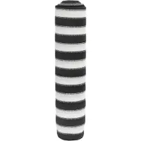 vidaXL - Privacynet - 195 - g/m² - 2x50 - m - HDPE - antracietkleurig - en - wit