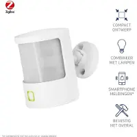Klik Aan Klik Uit KlikAanKlikUit draadloze Zigbee bewegingsmelder ZPIR-8000 Wit