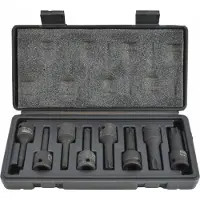 AWTOOLS - Torx Impact Socket Set - 8 stuks - Cr-Mo Staal - Zwart Fosfaat