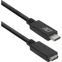ACT USB 3.2 Gen1 verlengkabel, type C-connector naar type C-connector, 2 meter, model AC7412