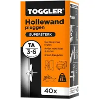 Toggler Hollewandplug TA 3-6mm - 40 stuks