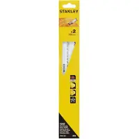 Stanley Reciprozaagblad Hout Sta21252-xj - 305mm - 4tpi - Hcs - 2 Stuks