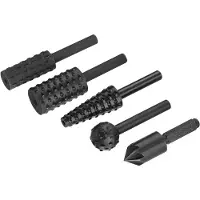 Fatmax Boorfrees Sta66190-qz - Raspen En Verzinkfrees - 5 Stuks - 6-13 Mm
