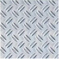 Alberts Structuurplaat - Aluminium - Natuur - Ribbel-reliëf - 600x1000x1,5mm