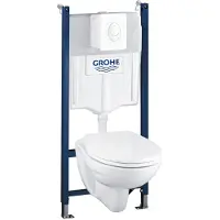 GROHE Solido Inbouwtoilet Set Met Toiletpot - Wit