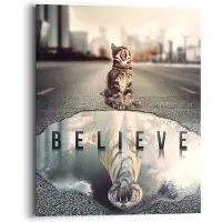 Reinders! Artprint op hout Set Your Mind