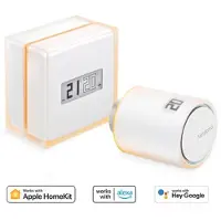 Netatmo Slimme Thermostaat - Slimme verwarming - Inclusief 1 Slimme Radiatorknop - Wit