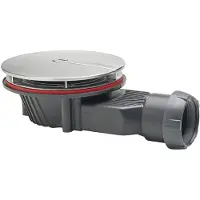 Wirquin Platte Doucheafvoer Slim+ Ø40mm Metaal