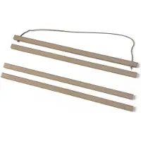 Praxis Posterhanger Eiken 20 Posterhanger - Magnetische Strip - Poster Ophangsysteem - Posterhanger 1.5x21 Cm Kunststof Bruin
