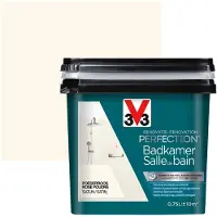 3v3 V33 Renovatie Perfection badkamerverf Poederroos zijdeglans - 0,75 L