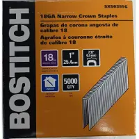 Bostitch Nieten Smal Sx5035 Gegalvaniseerd 5,6x25mm - 18 Gauge - 5000 Stuks