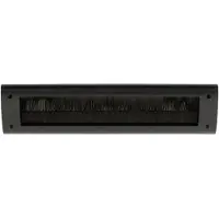 Avenue Brievenbus Briefplaat Binnen Zonder Klep - Kunststof - Zwart - 35x12x4cm