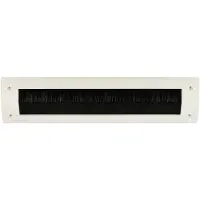 Avenue Brievenbusplaat Binnen Zonder Klep - Kunststof - Wit - 35x12x4cm