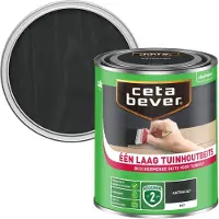 Cetabever Een Laag Tuinbeits - Antraciet - 0,75L