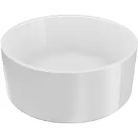 Allibert Smarti Opbouwwaskom 25 Cm Rond Glanzend Wit