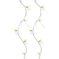 Lumineo Decoris Vintage Verlichting Twinkel Lichtsnoer - 50 Led's - Warm Wit - 4,9m - Binnen