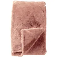 Id Plaid Lize 140 X 180 Cm Rose Tan