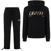 Cruyff League Joggingpak Hooded Zwart