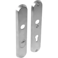 Intersteel Veiligheidsschilden SKG3 doorgaand profielcilindergat 72mm met kerntrekbeveiliging - RVS