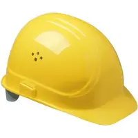 Voss veiligheidshelm INAP-Master 4, EN 397, polyetheen, zwavelgeel, hoofdomtrek 51-64 cm, 4-punts harnasgordel
