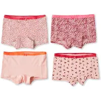Little label hipster - roze (set van 4) Slip Meisjes Stretchkatoen All over print - maat 146/152