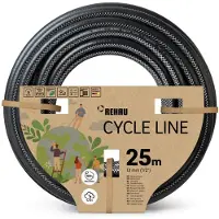 Rehau TUINSLANGSET Cycle 1/2" 25 meter Zwart