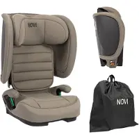 Novi Autostoel Max I-Size Dark Taupe Incl. Draagtas
