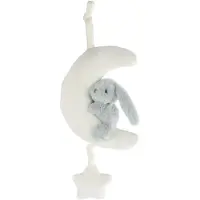 Mini Club muziekdoos konijn pluche 35cm Off white/sage green