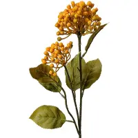 Clayre & Eef Kunstbloem 53 cm Geel Kunststof