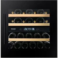 Dunavox DVS-25.65DMB wijnkoelkast inbouwkoelkast, nis hoogte 60 cm, zuinig energieklasse F