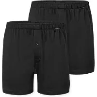 Schiesser Boxershorts zwart