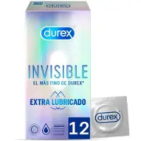 Durex Invisible - Condooms - Extra Dun - Extra Glijmiddel - 10 stuks