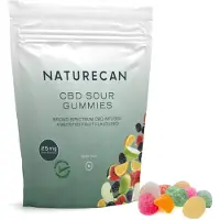 Naturecan Zure CBD Gummies - 10 mg CBD - 120 Gummies - THC-vrij