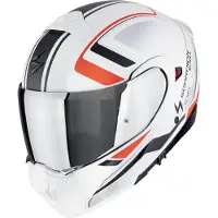 Scorpion Exo-930 Evo Ardens Systeemhelm Mat/Wit/Zwart/Rood M, unisex