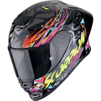 Scorpion EXO-R1 Evo II Air Savage Integraalhelm Zwart/Blauw/Pink M unisex