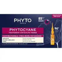Phyto cyane Réactionelle Traitement Antichute Femme 12 x 5 Ampullen - 60ml