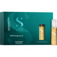 Alfaparf Milano Semi di Lino Reconstruction SOS Emergency Olie 6x13 Ampullen - 78ml | Voor Beschadigd Haar