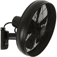 Beacon Lighting Zwarte Wandventilator Breeze Wall Fan Ø 46cm