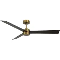 Beacon Lighting Plafondventilator Climate IV messing met hout Ø132cm
